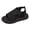 A Black, variant on Women's Sandals Comfy Walking Shoes Open Toe Solid Classic Shoes Daily Wear