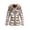 Gold, variant on Women's Puffer Jacket Warm Coat Hooded with Fur Collar Fall Clothes for Women Quilted Jackets for Women Padded