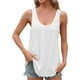 thumbnail image 3 of Camiseta sin mangas para mujer con ojales bordados, cuello redondo, camisetas sin mangas, ajuste holgado, camisas sin mangas de verano, blusa informal fluida, 3 of 5