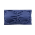 thumbnail image 5 of LAVRA Women's Bandeau Strapless Padded Bra Seamless Tube Top, 5 of 5