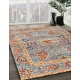 thumbnail image 2 of Ahgly Company Indoor Square Abstract Tan Brown Oriental Area Rugs, 8' Square, 2 of 6