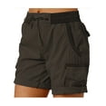 thumbnail image 3 of FASHIONWT Casual Thin Woven Cargo Women Shorts, 3 of 4
