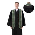 thumbnail image 4 of Kdxio Christmas Snowflakes Plaid Graduation Stole Class, Graduation Sash, Unisex Adult 36" Academic Commencements-Flattened, 4 of 7