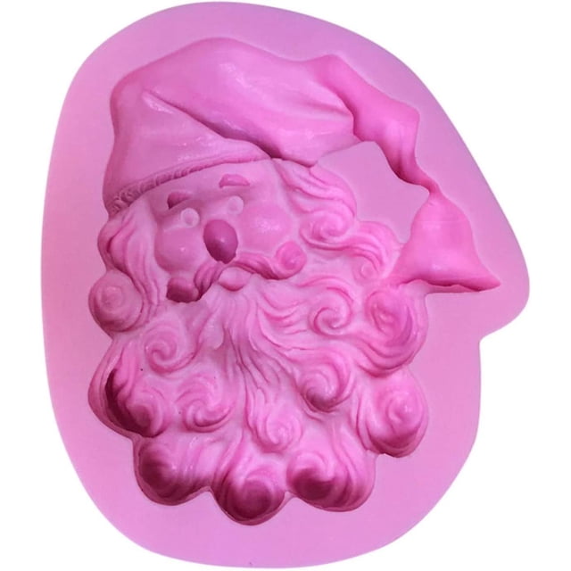 Molde de silicona LIUYMXG forma de Papá Noel para hornear cupcakes de chocolate