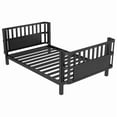 thumbnail image 6 of Mirightone Twin Bed Frames with Rails, Metal Montessori Bed with Slats Support, Low to Ground with Removable Bed Rails for Bedroom, Black, 6 of 8
