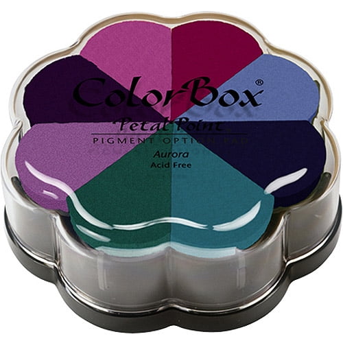 ColorBox Pigment Petal Point Option Ink Pad 8 Colors Aurora 18026 NEW 