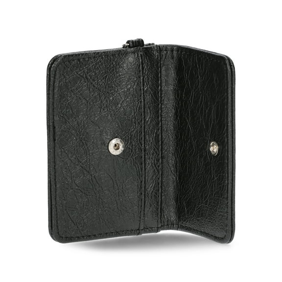 No Boundaries Women's Charm Card Holder, Black