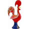 thumbnail image 3 of Galos 10 Inch Good Luck Portuguese Rooster Barcelos Metallic Figurine for Kitchen Decor (Red) 10 Inch Tall 1-10-25.5CMRD, 3 of 9