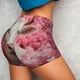 thumbnail image 4 of Fotbe Flower White Cow Shorts Sin Costuras – Shorts Deportivos de Cintura Alta para Mujer, Elásticos para Gimnasio, Yoga, Running o Ciclismo-Medium, 4 of 8