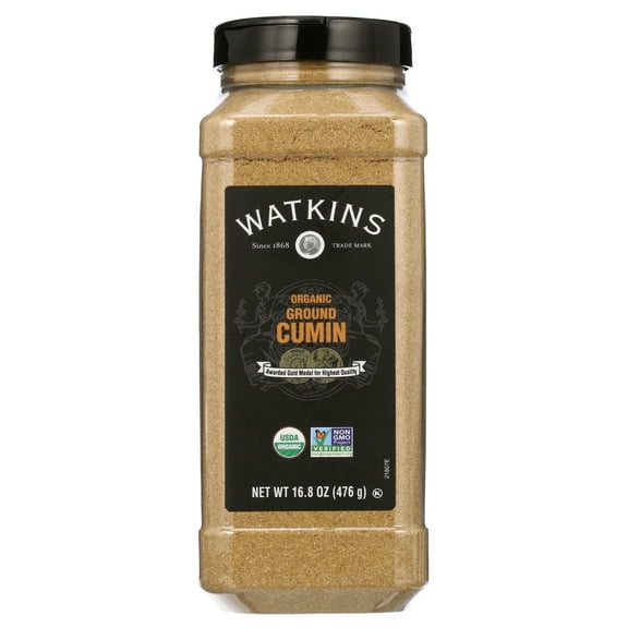 Watkins Gourmet Organic Spice Jar, Ground Cumin, 16.8 oz