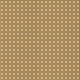 thumbnail image 1 of Ahgly Company Indoor Square Patterned Dark Bisque Brown Area Rugs, 5' Square, 1 of 6