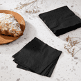 thumbnail image 6 of Karat [4000 ct - 4.75 x 4.75] Black Cocktail Napkins - 2-ply Beverage Napkins - 9.5 x 9.5 Unfolded, 6 of 7