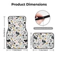 thumbnail image 4 of Daiia Puppy Printed Car Floor Mats Set of 4, Durable Non Slip Auto Floor Carpet, Car Interior Carpets Proof Foot Pads Anti-Slip Cushion Automoetive Accessories, 4 of 6