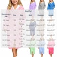 thumbnail image 4 of Bovxnpu Boys Girls Robes Hooded Long Sleeve Big Pocket Mid Length Bath Robe Outfits, 4 of 8