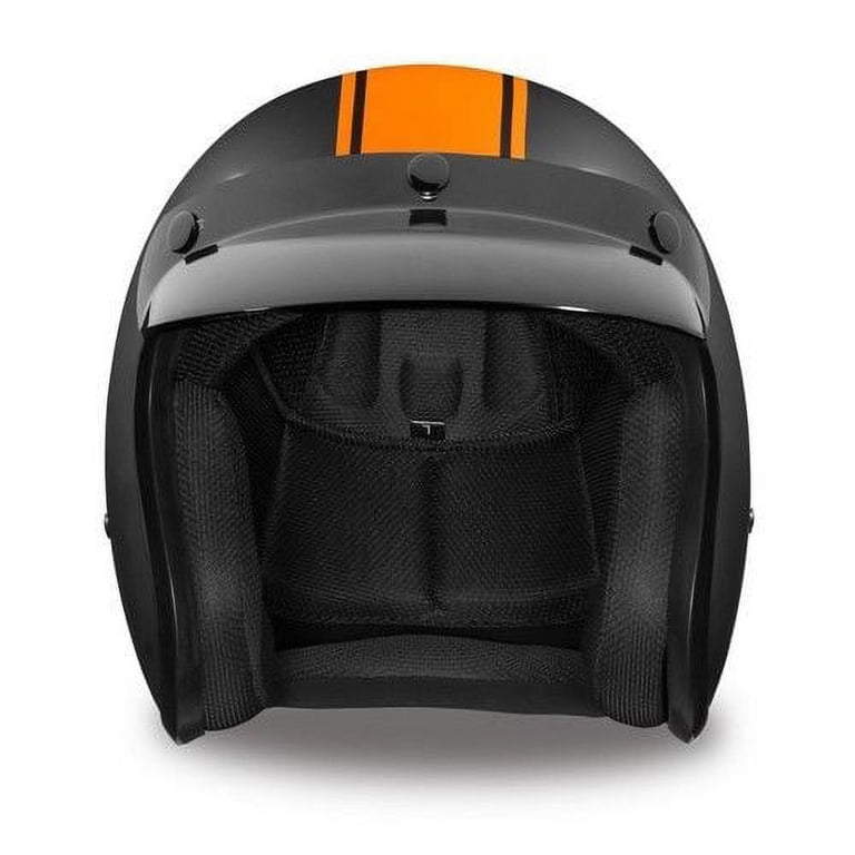 black orange motorcycle helmet daytona Glide Modular Axel Helmet - D.O.T. Off