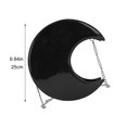 thumbnail image 2 of Vjnyvs Women's Black Moon-Shaped PU Crossbody Bag Chain Shoulder Casual Purse Handbag, 2 of 7