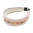 thumbnail image 4 of Unique Bargains 1 Pc Headband Colorful Yarn Hair Accessories for Women Pink, 4 of 5
