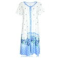 thumbnail image 2 of JEFFRICO Womens Nightgowns Sleepwear Soft Pajama Dress Nightshirts, 2 of 4