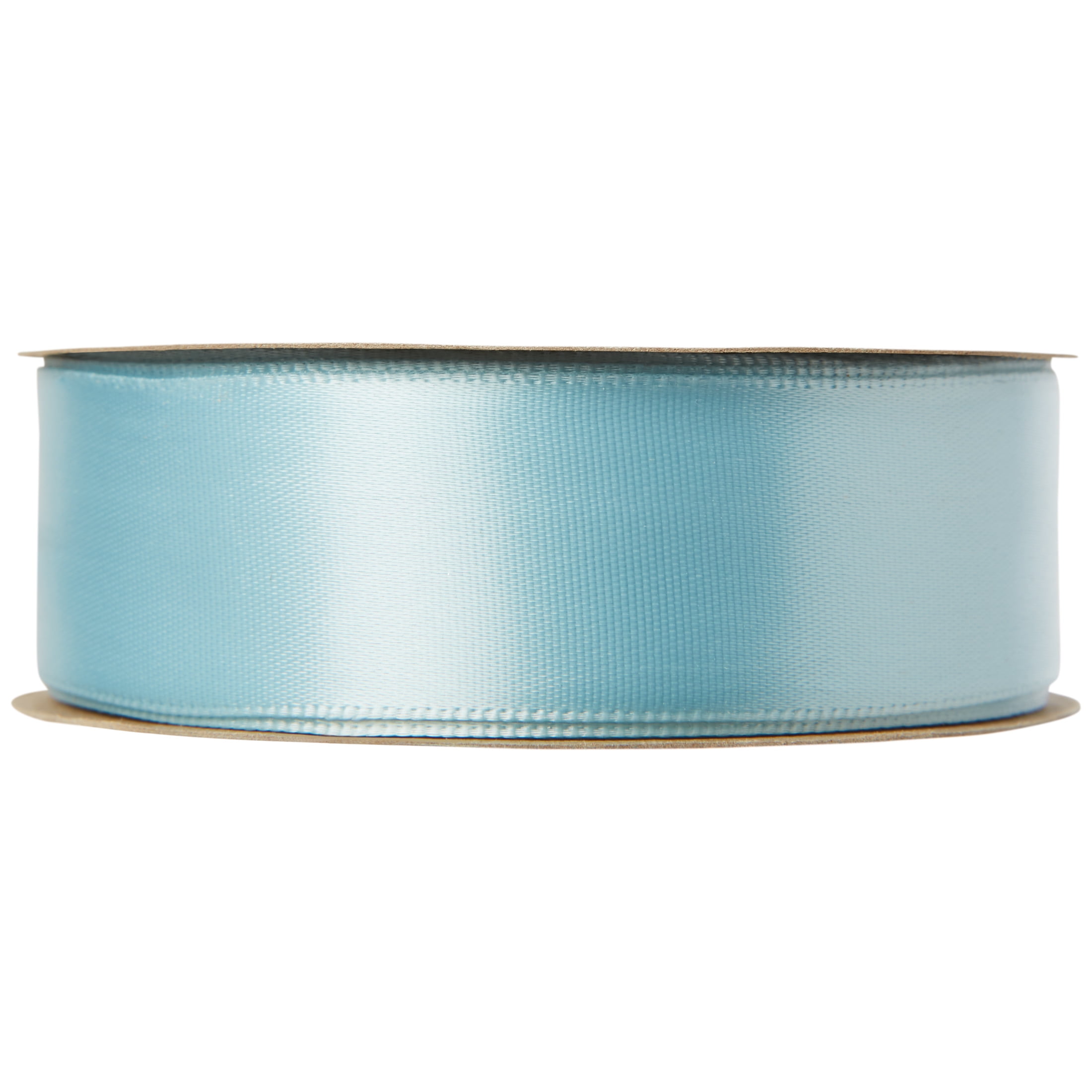 Offray Ribbon, Powder Blue 7/8 inch Single Face Satin Polyester Ribbon, 18 feet