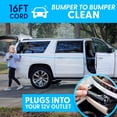 thumbnail image 5 of Aspiradora de coche de alta potencia – 110 W 12 V, con cable, aspiradora portátil para limpieza interior del coche – TWC-02 por ThisWorx for, Negro, 5 of 5
