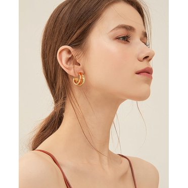 18K Gold-Plated Hypoallergenic Head