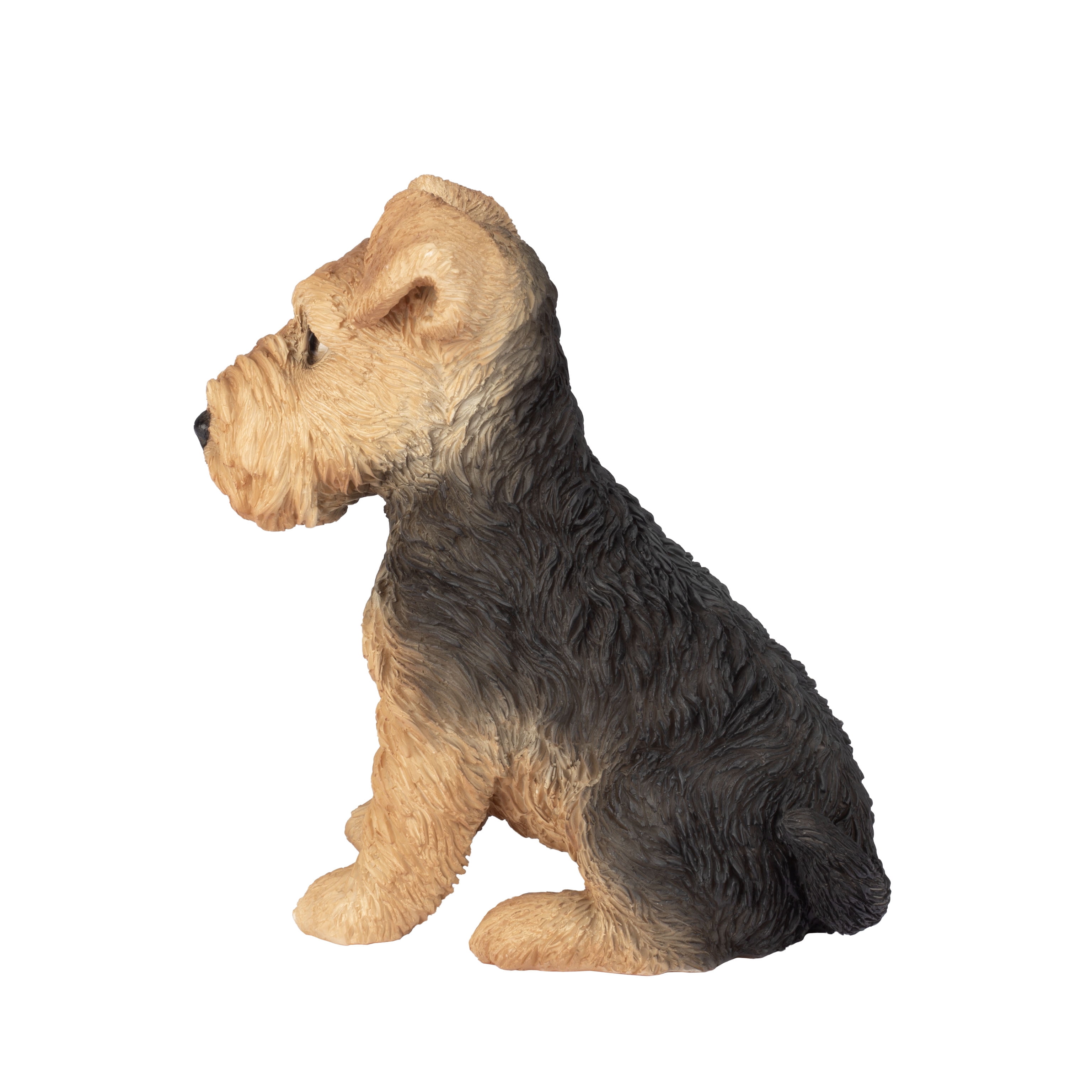 SOREAL Brown Welsh terrier Decorative Puppy Figurine for Home & Garden Décor, Handpainted Polyresin Dog Statue, Realistic Design | Gift for Dog Lovers | Weather-Resistant Indoor/Outdoor Decor