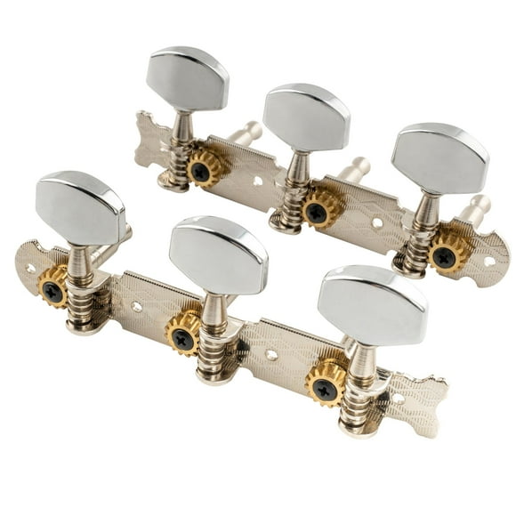 Clavijas de afinación para guitarra acústica Musiclily Pro 3+3 de níquel con cromo