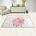 thumbnail image 3 of Coolnut Lightweight Carpet Mats, 31 x 20 inches Area Soft Rugs Floor Mat Doormat Decoration for Rooms Entrance Pig Princess, 3 of 6