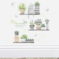 thumbnail image 3 of Yeetfub Back Splash Stick On Tiles For Kitchen Clearance Removable Stickers Self Decoration Plants Home Wall Green Delicate Decal For Sticker Creative Adhesive Stickers Wall Home Decor, 3 of 7