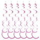 thumbnail image 1 of Toystoory Guirnalda colgante de PVC, artesanía exquisita, decorativa, amplia aplicación, colgante en espiral de estrella de cumpleaños, 6 uds. Kits de decoración para fiestas Rojo 27.5 pulgadas, 1 of 6