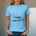 thumbnail image 5 of felwors Happy New Year Shirt for Women 2026 New Years Eve T-Shirt Countdown Fireworks Holiday Party Tops(Sky Blue, L), 5 of 8