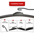 thumbnail image 4 of LAICAIW RAINTOK Windshield Wiper Blades Replacement for Kia Niro 2017 2018 2019 2020 Original Factory Quality Front Rear Wipers Blade Set for My Car-26" 16" 12" (Pack of 3), 4 of 7