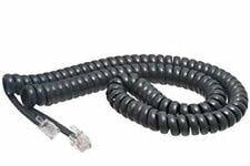100 Black Nortel Aastra Phone Handset Coil Curly Spiral Cords 9' FT Foot NEW 