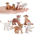 thumbnail image 1 of Visland Simulation Wild Zoo Lion Tiger Animals Action Figures Model Educational Toy for Play, 1 of 8
