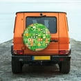 thumbnail image 6 of Wukai St Patrick's Day6 Print Spare Tire Cover for RV Trailer,Waterproof PVC Faux Leather Wheel Cover Fit for Truck,Trailer,RV,SUV,Camper and Most Vehicle-14 inch, 6 of 6