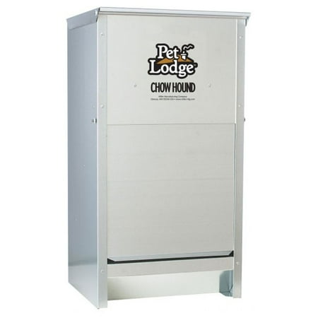 UPC: 0084369001250 | Miller Manufacturing 25-lb Chow Hound Galvanized Steel Dog Feeder