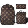 thumbnail image 1 of Pixel Plumber Adventure Game Backpack Brain Box System Cognitive Bookbag with Nutrient Lunch Organizer, 1 of 5