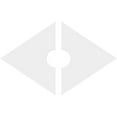 thumbnail image 4 of 12"W x 8"H x 2"ID x 4 1/4"C x 1"P Diamond Architectural Grade PVC Contemporary Ceiling Medallion, Two Piece, 4 of 11