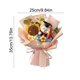 thumbnail image 3 of Ramo de girasoles tejido a mano con osito de peluche | Regalo de graduación para la celebración de 2026 | Decoración floral tejida para fiestas | Ideal para el hogar o el escritorio, 3 of 6