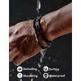 thumbnail image 4 of ChainsHouse Mens Women Thin Necklace Waterproof Braided Leather Cord Black Trendy Woven Wax Rope Basic Necklaces Jewelry Gift 2mm Width, 20", 4 of 8