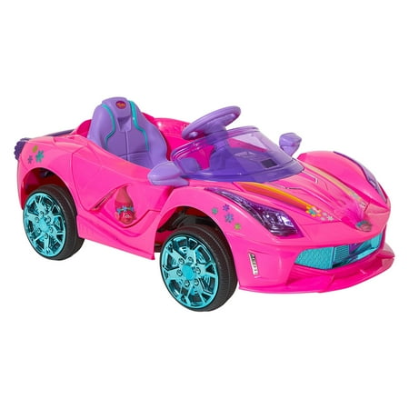 Dynacraft Trolls 6V Super Coupe Ride-On for Kids by Dynacraft