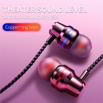 Earbuds under $5! Yannianjz Wired In Ear Headphones with Microphone, Noise Isolating Earbuds for Sports, 3.5mm Stereo Earphones with Free Cable, Bass Heavy Earphones for Running Gym