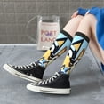 thumbnail image 5 of Masiiu Bluey Print Adult Crew socks, Comfortable Novelty Colorful Patterned, Breathable, Stylish Colorblock for Men Women, 5 of 6