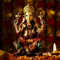 thumbnail image 5 of TIED RIBBONS Lord Ganesha Statue | Hindu Ganesha of Success Sculpture Collectible Figurine for Home Pooja Room Mandir Temple | Ganpati Idol Ganesh Chaturthi | Ganesh Chaturthi Gifts | Indian God, 5 of 5