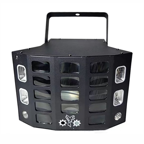 5 In 1 DJ Disco LED Dyeing Pattern Strobe Mixing Stage Light Party Wedding Festival Performance Voice Activated Light ,Easy to operate