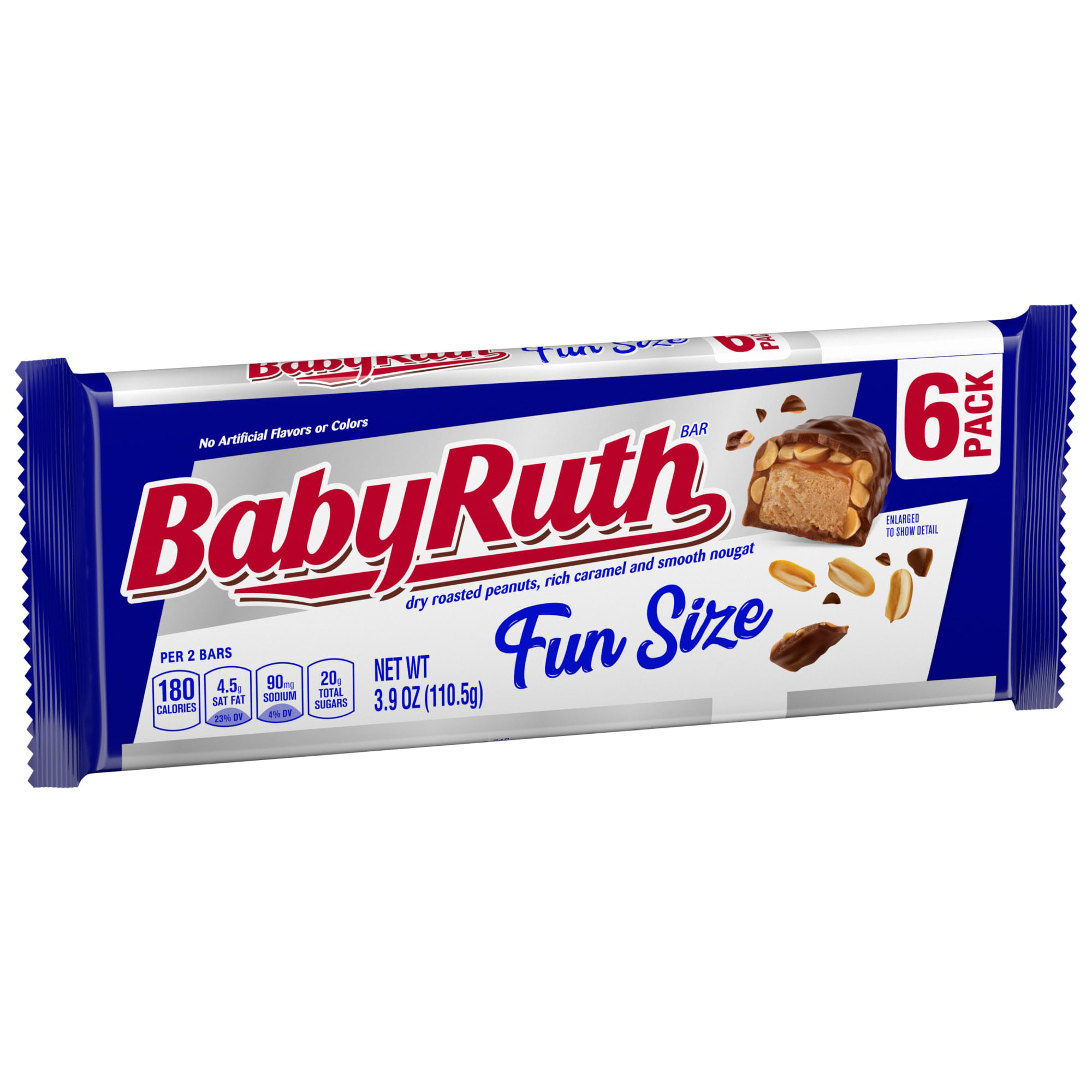 Baby Ruth Candy Bar, Fun Size - 10.2 oz