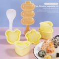 thumbnail image 3 of 8-Pack Onigiri Mold, Rice Mold, Making Kit, Pressure Onigiri Mold Shake Sushi Making Kit for Kids Bento Lunch and Family DIY, 3 of 8