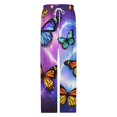 thumbnail image 4 of Butterfly Pajamas Leisure Trousers Soft Warm Sleepwear Bottoms Loose Retro Nightwear, 4 of 6