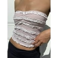 thumbnail image 2 of Coduop Women Strapless Tube Top Sleeveless Bandage Crop Tank Tops Camisole, 2 of 6