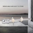 thumbnail image 5 of Flagpole, Stainless Steel Flagpole, Suitable for Courtyard Garden, Stainless Flag Holder (sil -ES Silver, 5 of 5